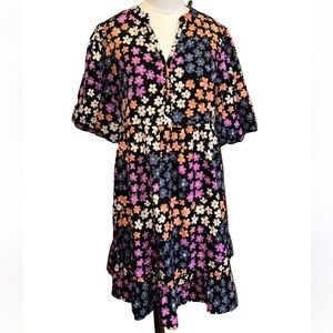 THML Felicity Floral Puff Sleeve Dress Size Medium NWT